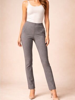 Under Armour Gray Straight-Leg Trousers